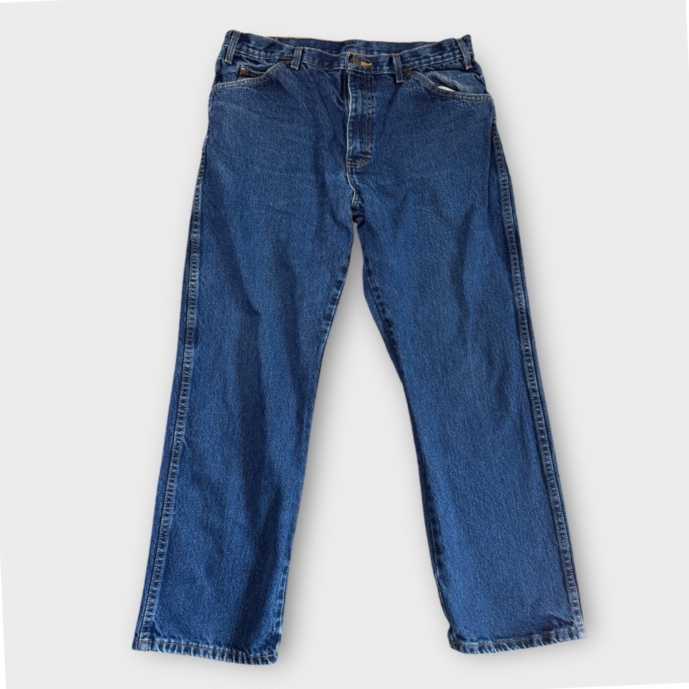 Dickies Mens Regular Fit Straight Leg Blue Denim Jeans 36x30 (fit 34x29) W8168A4